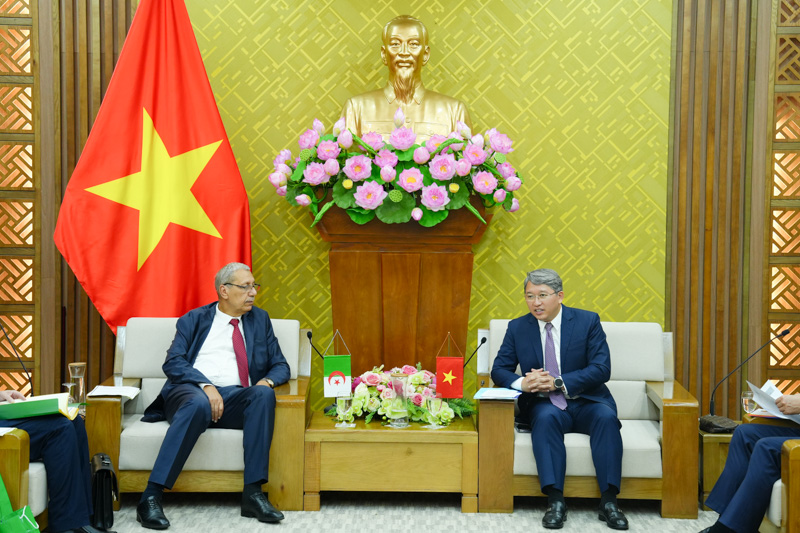 Bộ Tư pháp Việt Nam - An-giê-ri: Củng cố sự hợp tác toàn diện về pháp luật và tư pháp